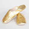 Moroccan ladies slippers Gold