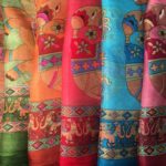 Large Elephant Small Elephant Silk Stole