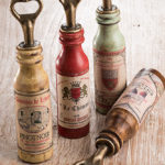 Vintage french style wooden bottle openers