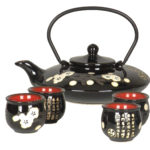 Black Gloss Chinese Tea Set