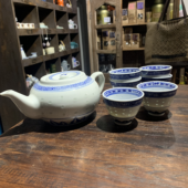 Rice Pattern tea set