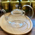 Glass Teapot with Wire Separator 600ml